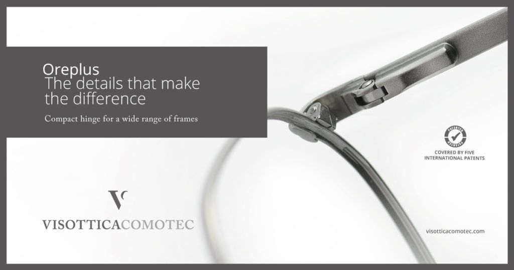 Oreplus compact spring hinge for a wide range of frames Oreplus compact spring hinge for a wide range of frames